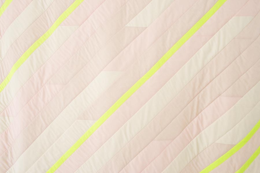 Diagonal Stripe Quilt | Purl Soho