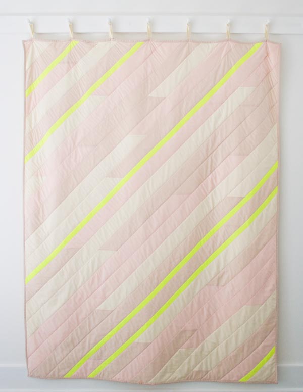 Diagonal Stripe Quilt | Purl Soho