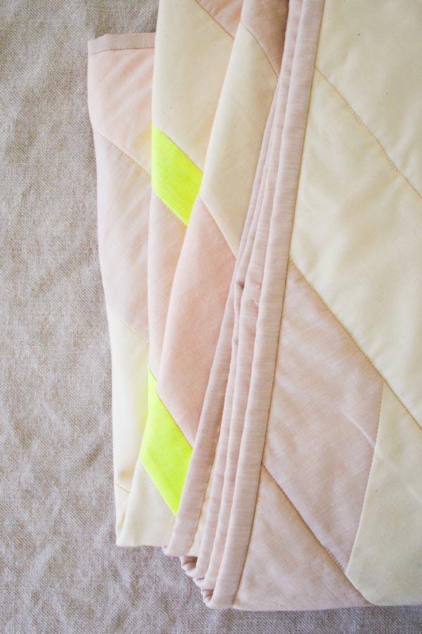 Diagonal Stripe Quilt | Purl Soho