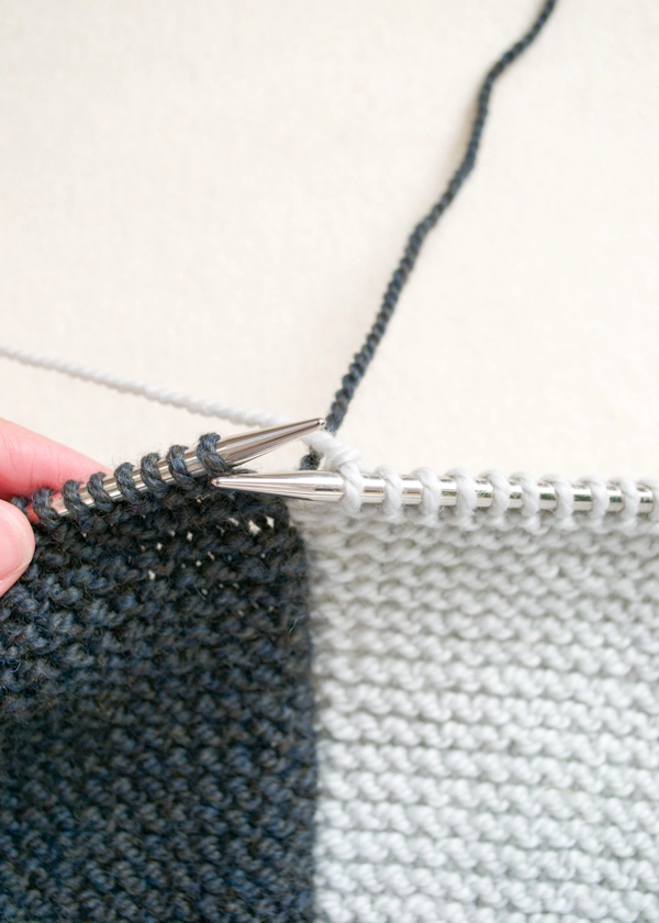 Intarsia in Garter Stitch - Purl Soho | Beautiful Yarn For