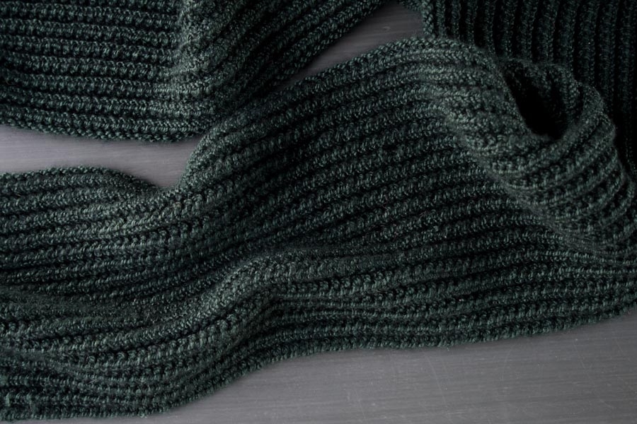 Mistake Rib Scarf in Mulberry Merino | Purl Soho