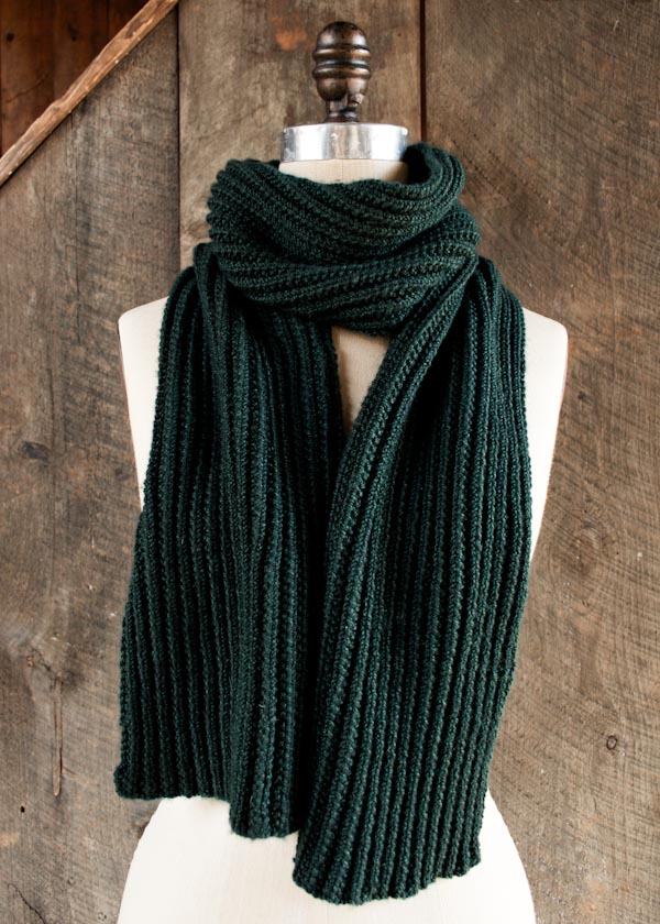 Mistake Rib Scarf in Mulberry Merino | Purl Soho