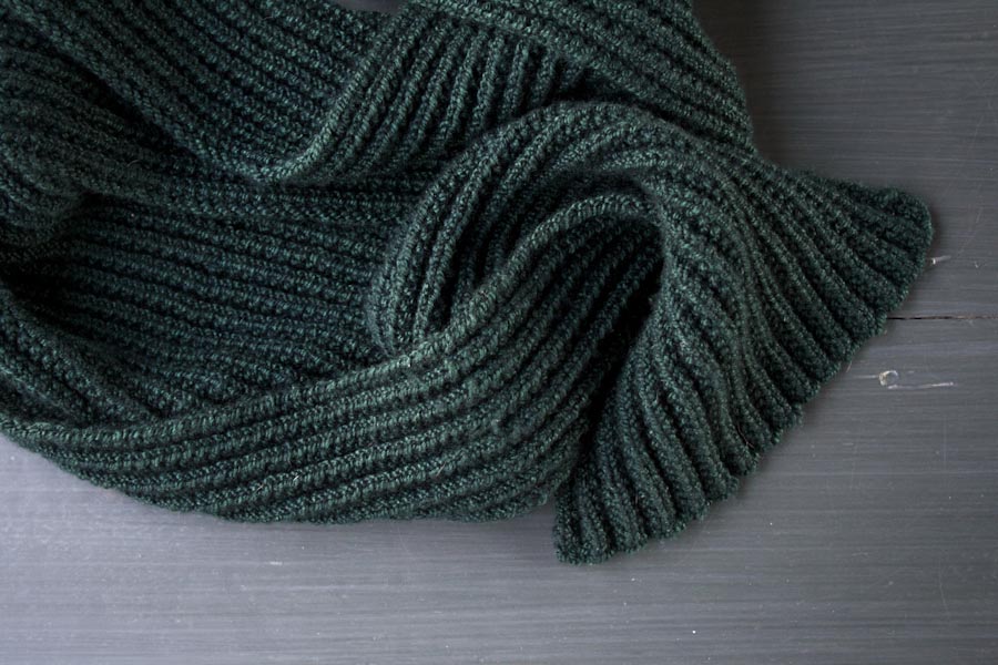 Mistake Rib Scarf in Mulberry Merino | Purl Soho