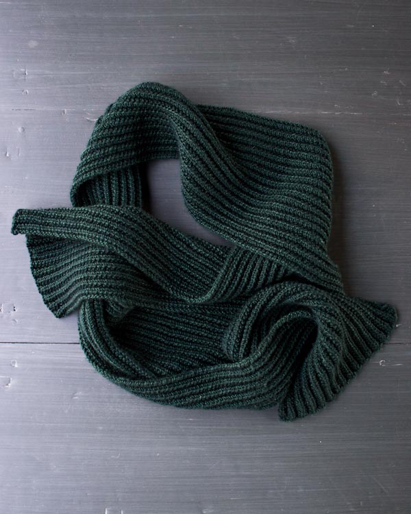 Mistake Rib Scarf in Mulberry Merino | Purl Soho