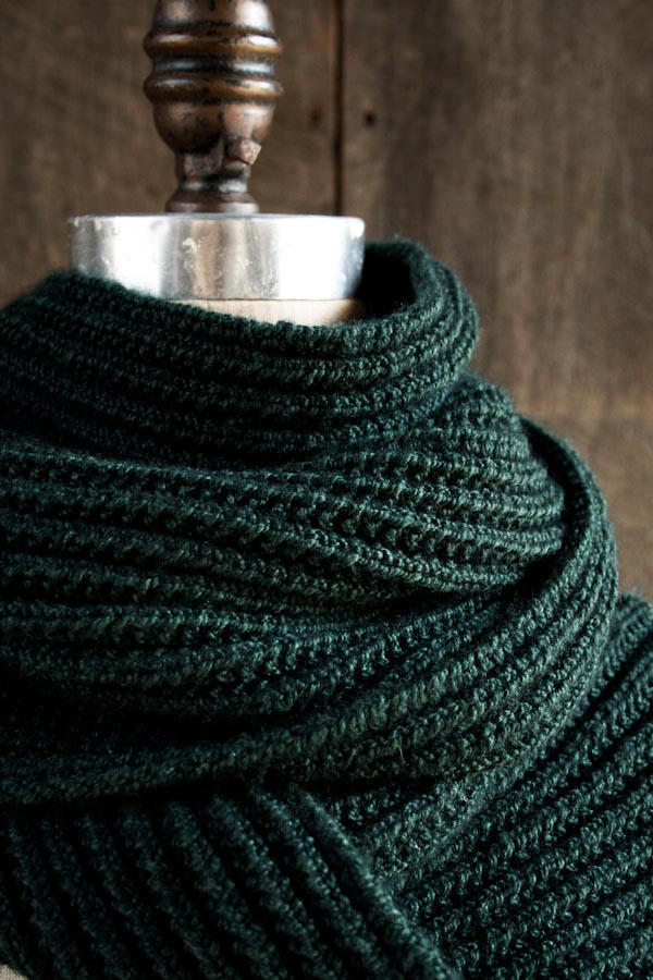 Mistake Rib Scarf in Mulberry Merino | Purl Soho