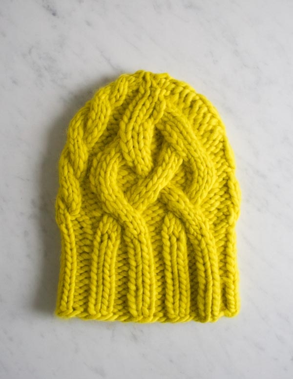 Traveling Cable Hat in Super Soft Merino, for Kids! | Purl Soho