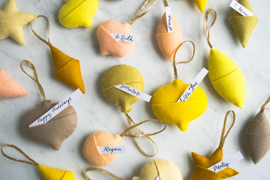 Felt Ornament Gift Tags | Purl Soho