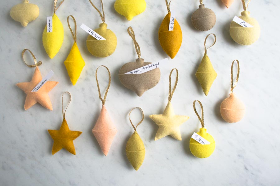 Felt Ornament Gift Tags | Purl Soho