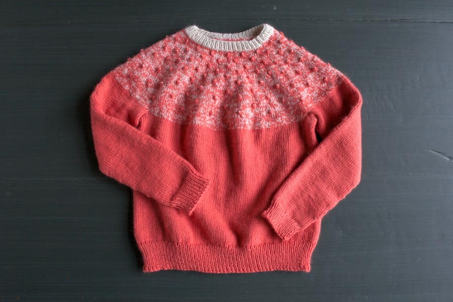 Bobble Yoke Sweater: Now Sized for Kids and Women Too! | Purl Soho