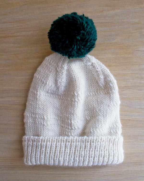 Classic Cuffed Hat in Merino Script | Purl Soho