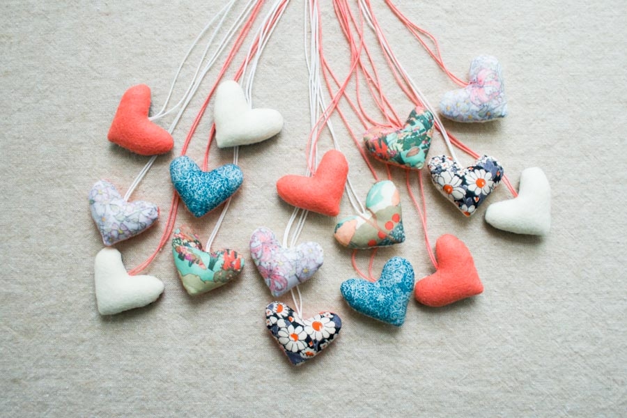 Valentine Necklaces in Liberty of London | Purl Soho