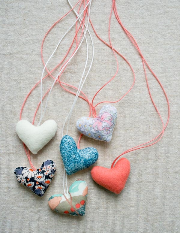 Valentine Necklaces in Liberty of London | Purl Soho