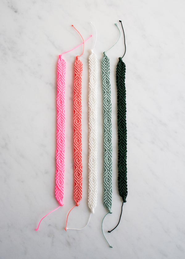 Monochrome Friendship Bracelets | Purl Soho