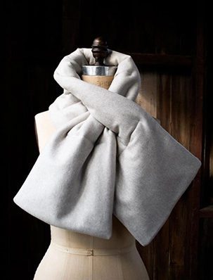 Quilted Keyhole Scarf | Purl Soho