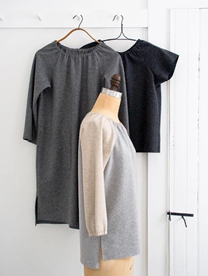 Sewn Raglan Shirt, Tunic + Dress in Lana Cotta Canberra | Purl Soho