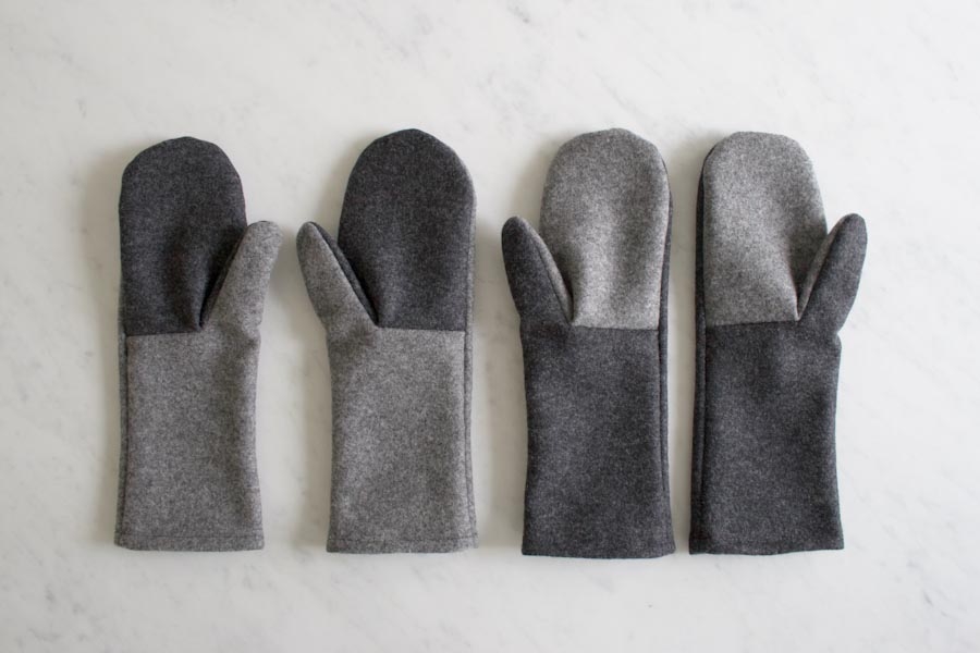 Simple Felted Wool Mittens in Lana Cotta Canberra | Purl Soho