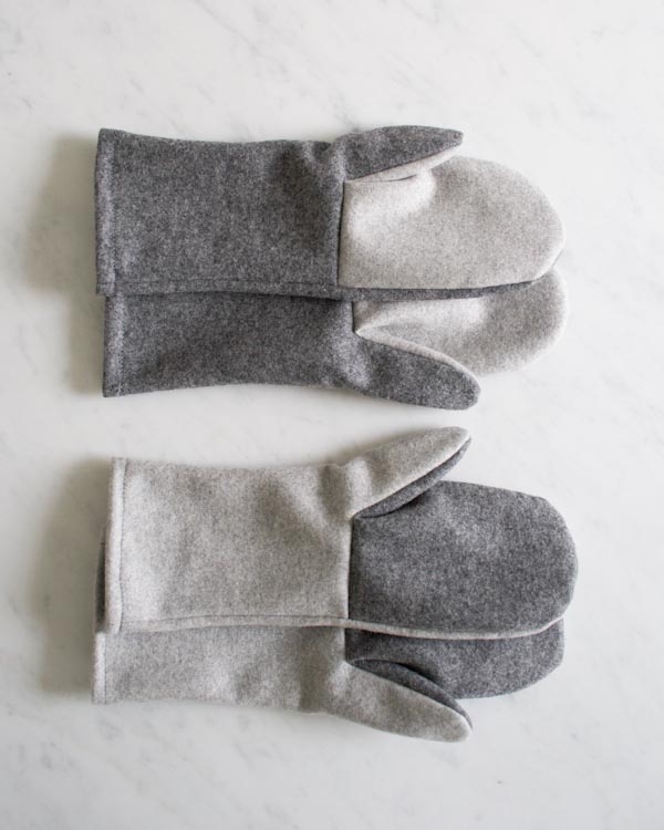 Simple Felted Wool Mittens in Lana Cotta Canberra | Purl Soho