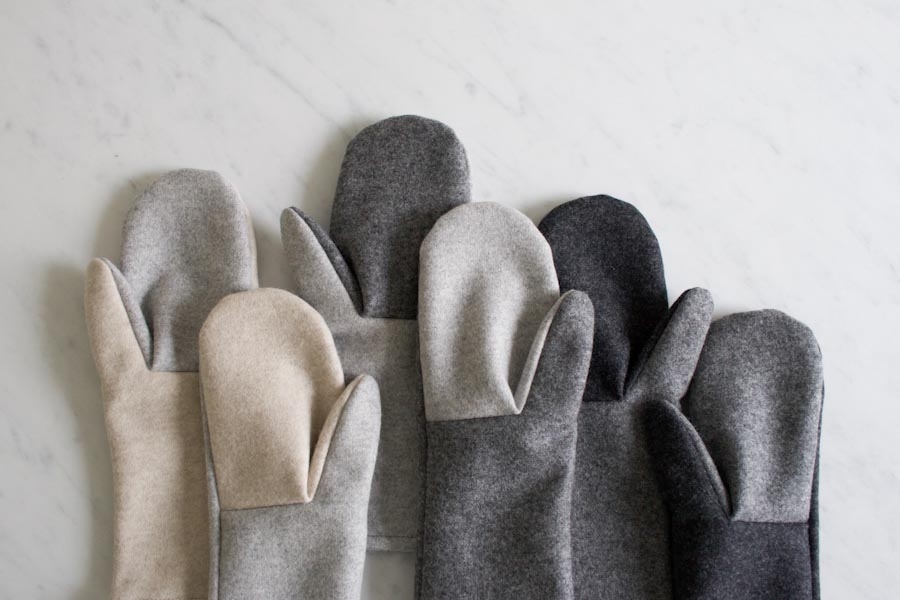 Simple Felted Wool Mittens in Lana Cotta Canberra | Purl Soho