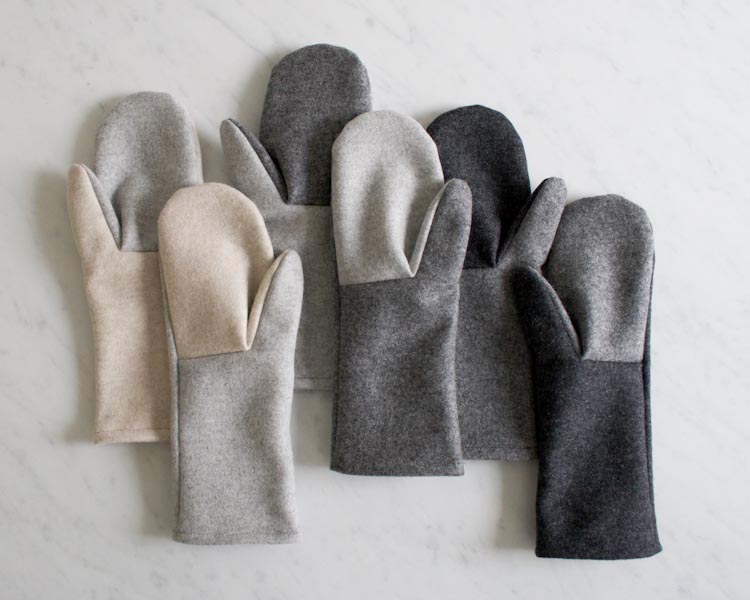 Simple Felted Wool Mittens in Lana Cotta Canberra | Purl Soho