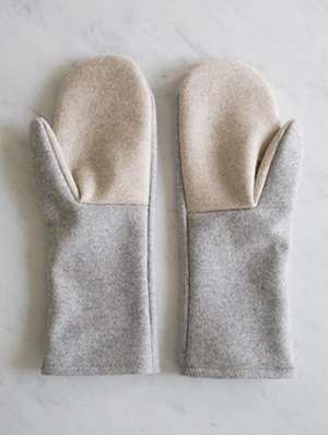 Simple Felted Wool Mittens in Lana Cotta Canberra | Purl Soho