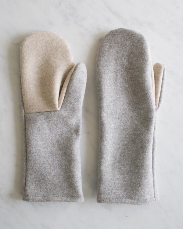 Simple Felted Wool Mittens in Lana Cotta Canberra | Purl Soho