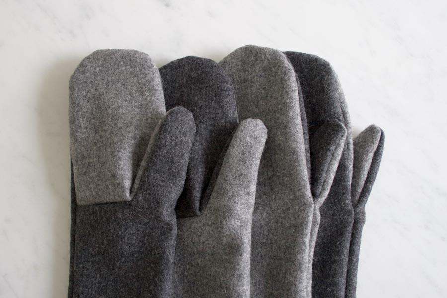 Simple Felted Wool Mittens in Lana Cotta Canberra | Purl Soho