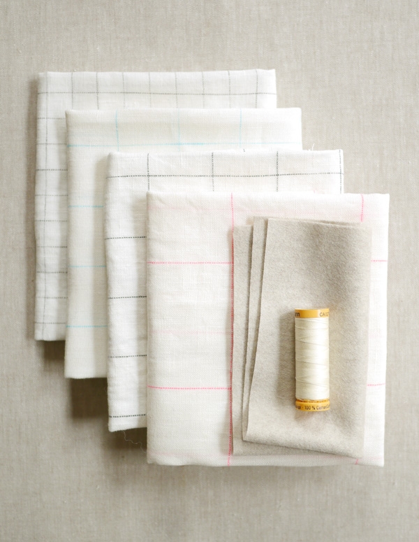 Lap Duvets in Linen Grid and Lana Cotta Canberra | Purl Soho