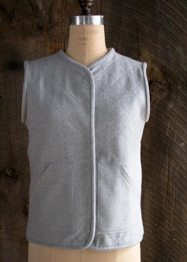 Quilted Wool Vest | Purl Soho