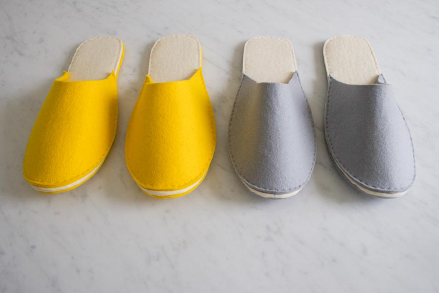 Stacked Felt Slippers | Purl Soho