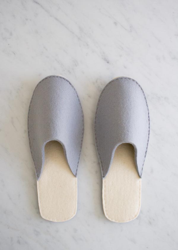 Stacked Felt Slippers | Purl Soho