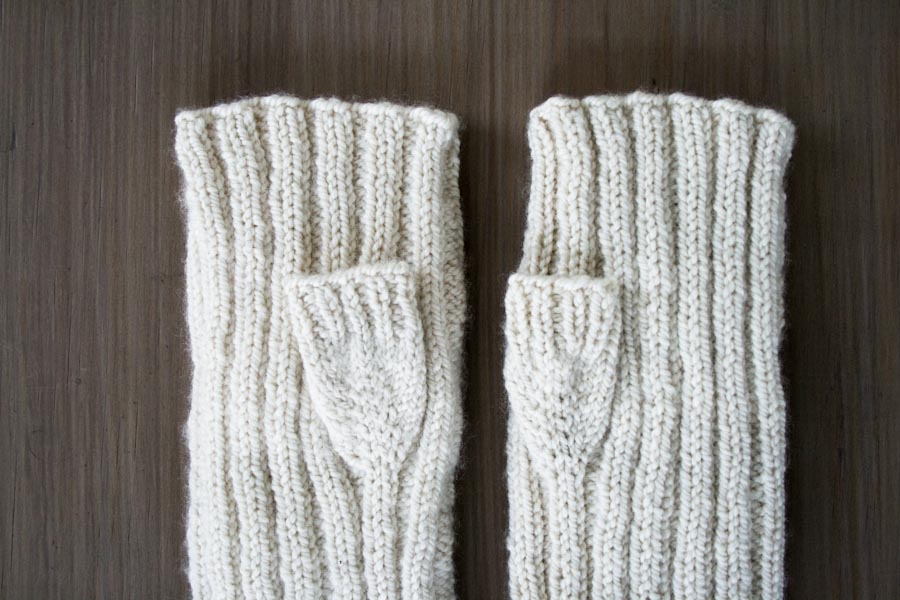 Traveling Cable Hand Warmers | Purl Soho