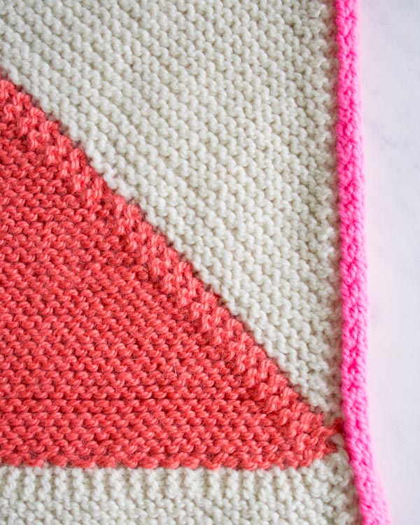 Flying Geese Knit Baby Blanket | Purl Soho