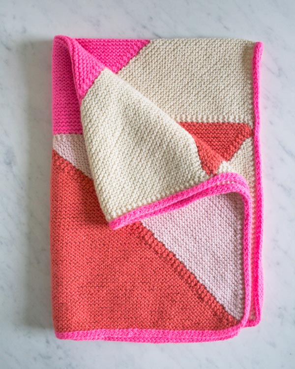 Flying Geese Knit Baby Blanket | Purl Soho