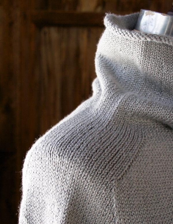 Top-Down Turtleneck Cardigan | Purl Soho