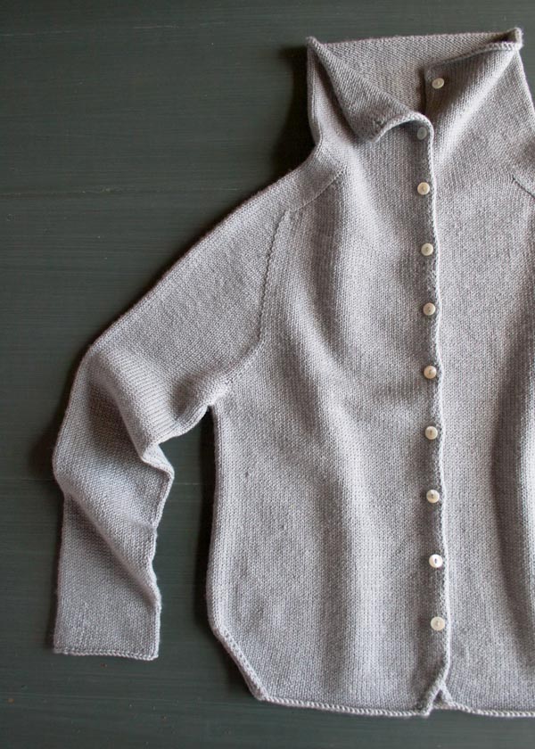 Top-Down Turtleneck Cardigan - Purl Soho | Beautiful Yarn For