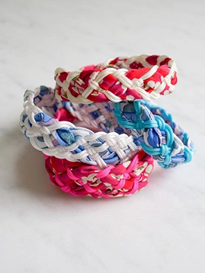 Liberty Braided Friendship Bracelets | Purl Soho