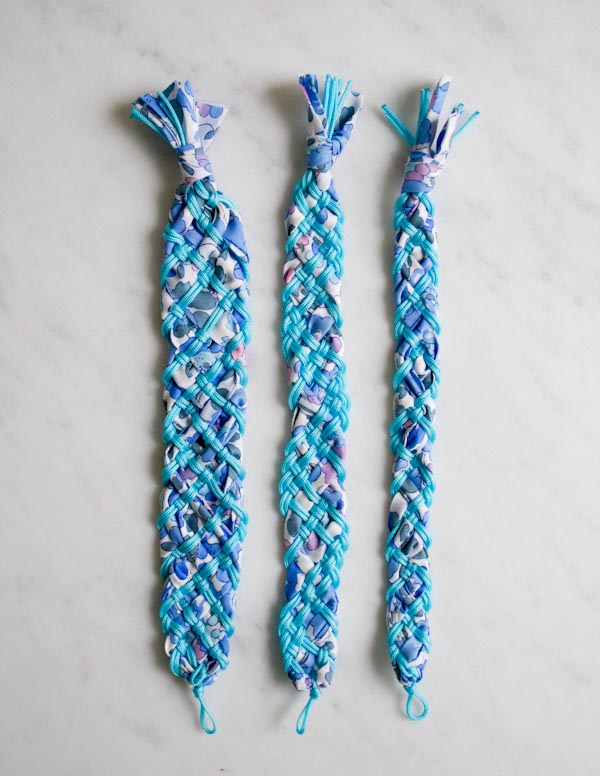 Searching for braided friendship bracelet patterns? Maybe this blue nylon  thread brac…