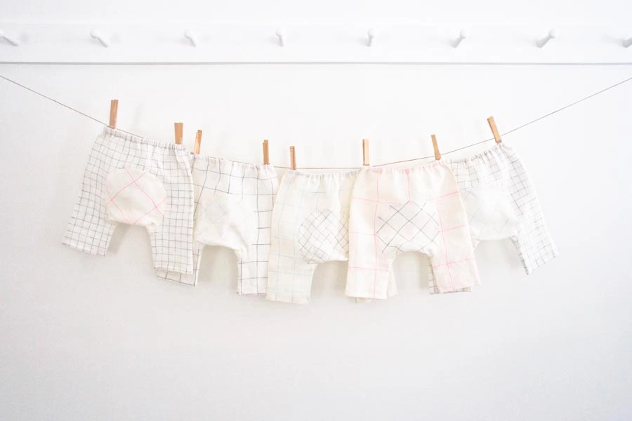 Baby Pants in Linen Grid | Purl Soho