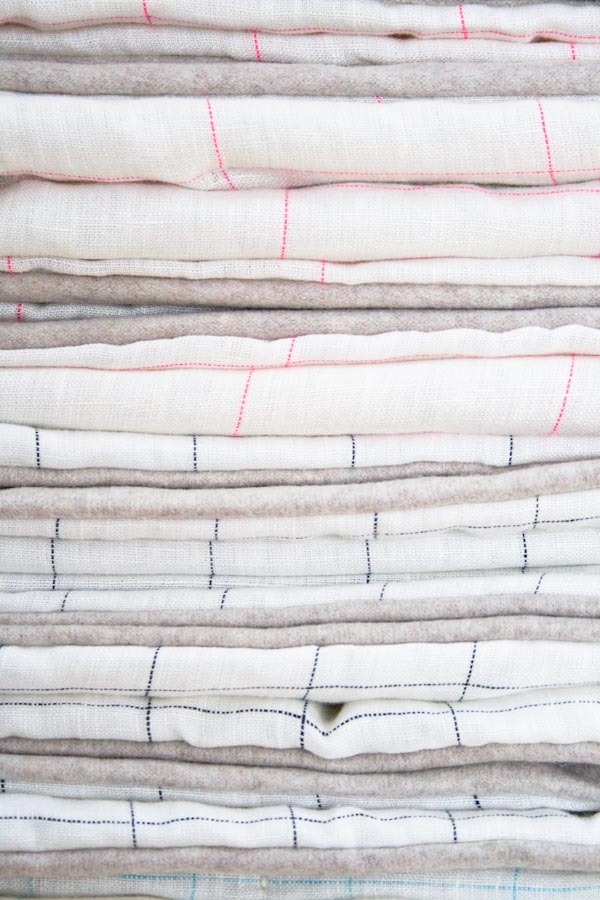 Lap Duvets in Linen Grid and Lana Cotta Canberra | Purl Soho