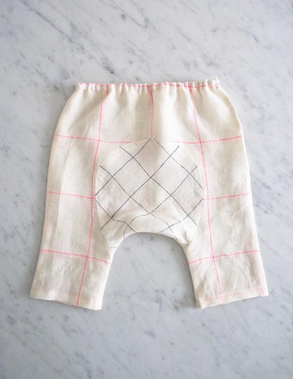 Baby Pants in Linen Grid | Purl Soho