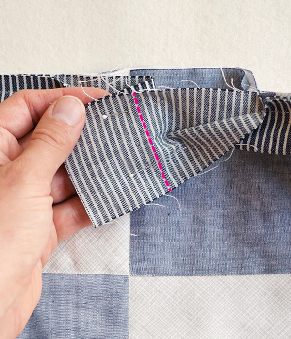 Sewing on Double Fold Binding | Purl Soho