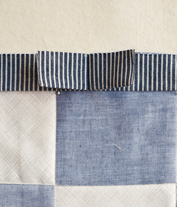 Sewing on Double Fold Binding | Purl Soho