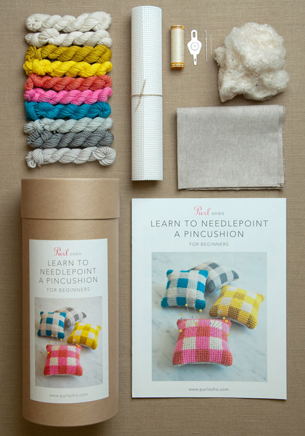 Learn to Needlepoint a Pincushion Pattern | Purl Soho