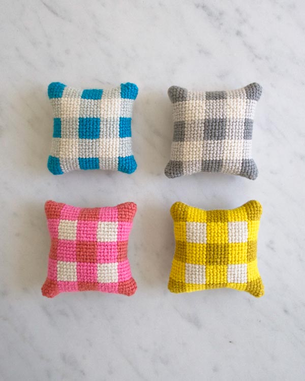 Learn to Needlepoint a Pincushion Pattern | Purl Soho