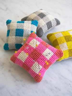 Learn to Needlepoint a Pincushion Pattern | Purl Soho