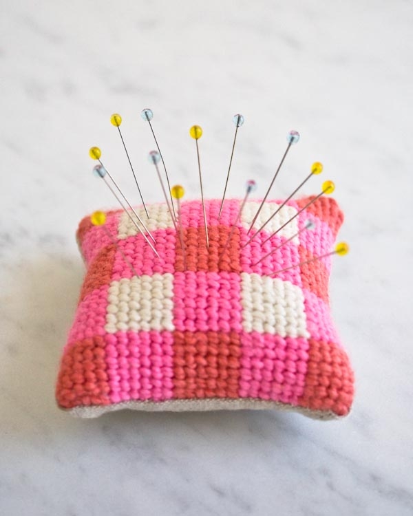 Learn to Needlepoint a Pincushion Pattern | Purl Soho