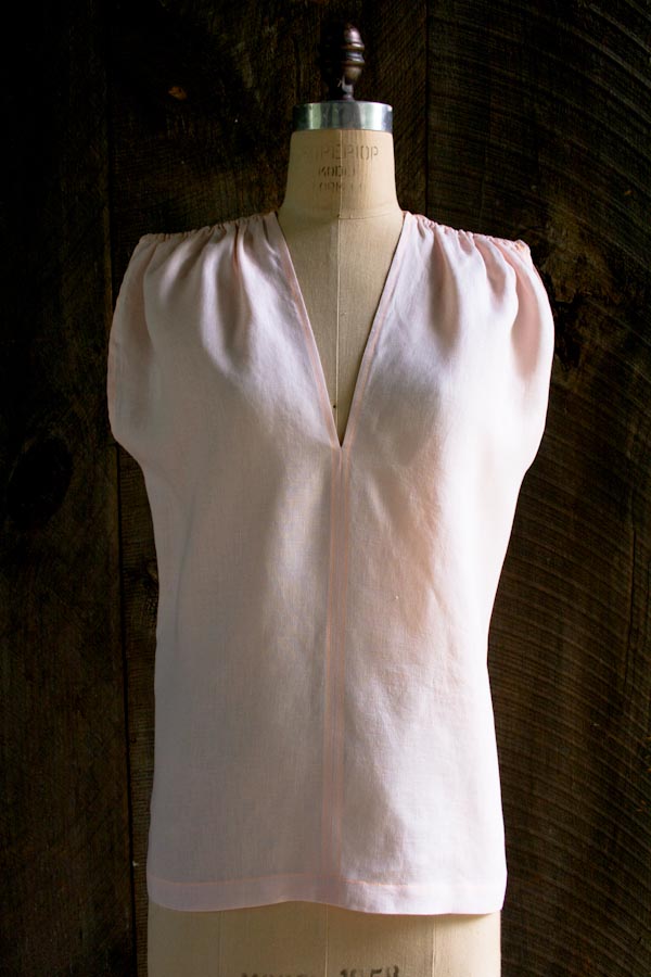 Tunic with Gathered Shoulders | Purl Soho