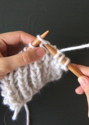 Working into the Stitch Below | Purl Soho