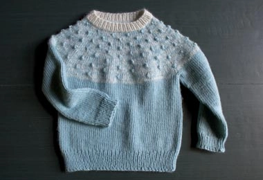 Bobble Yoke Sweater for Babies + Toddlers
