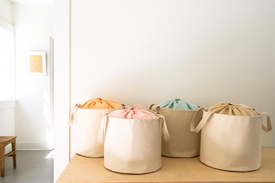 Drawstring Bucket Tote | Purl Soho